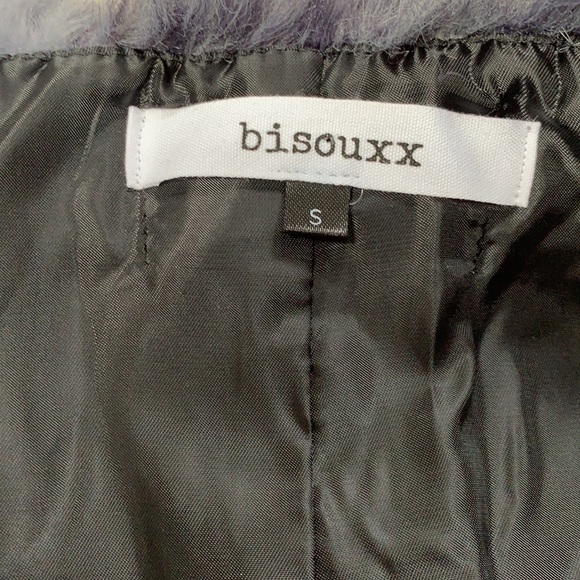 BISOUXX Faux Fur Ombré Vest | Sz S - Picture 7 of 10